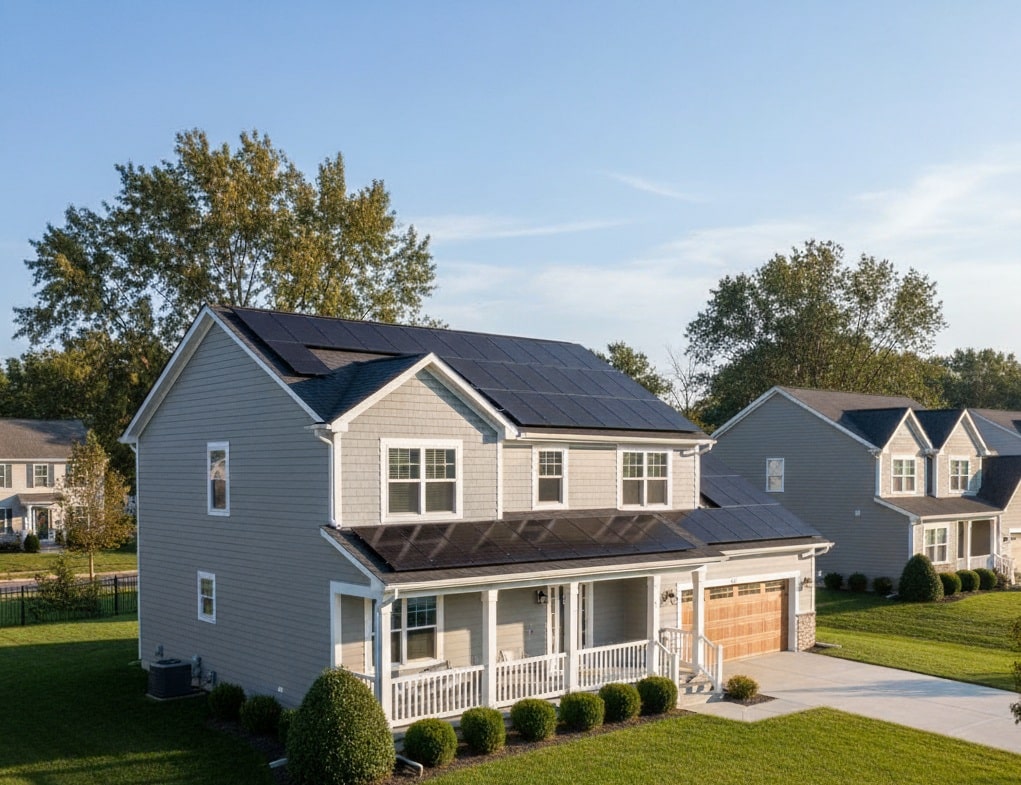 New Jersey Home with Solar