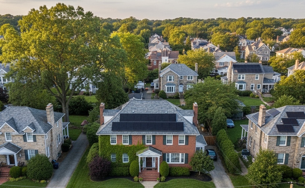 Pennsylvania homes with solar power