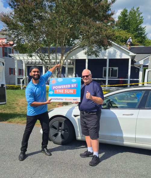 Happy SunnyMac Solar Customer